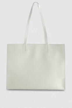 Borsa shopping in pelle martellata