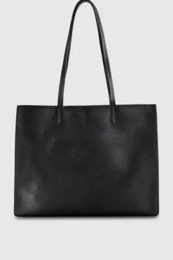 Borsa shopping in pelle martellata