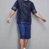 Boxy T-shirt manica corta con bordo taglio vivo
