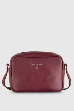 Camera bag in pelle con tasca interna