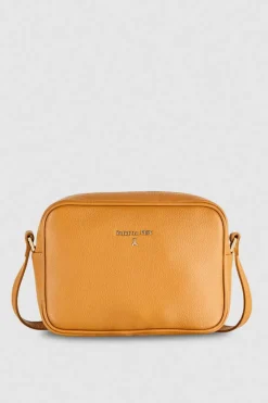 Camera bag in pelle con tasca interna