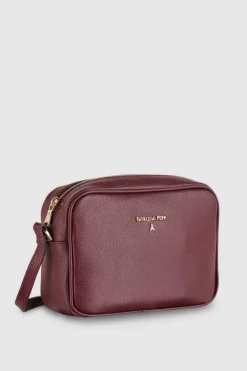 Camera bag in pelle con tasca interna