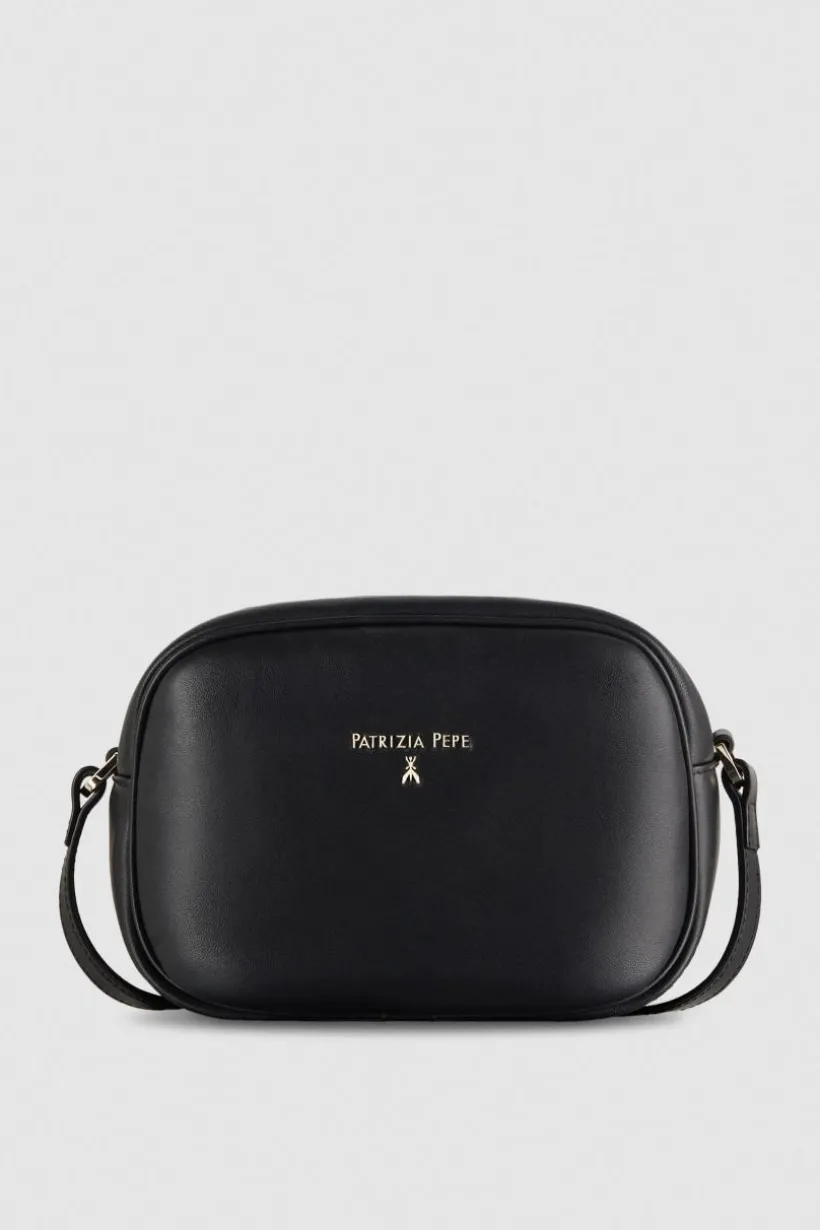Camera case a tracolla in pelle