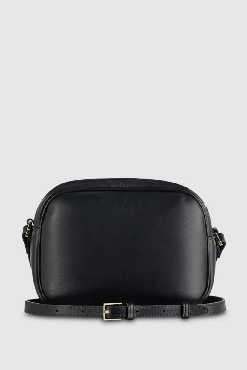 Camera case a tracolla in pelle