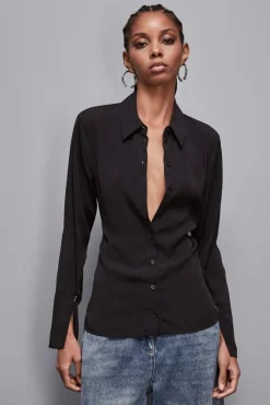 Camicia con fusciacca in twill Essential