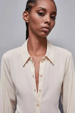 Camicia con fusciacca in twill Essential