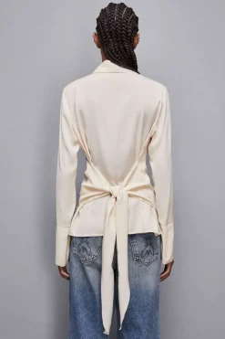 Camicia con fusciacca in twill Essential