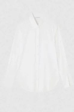 Camicia con taschino in cotone Essential