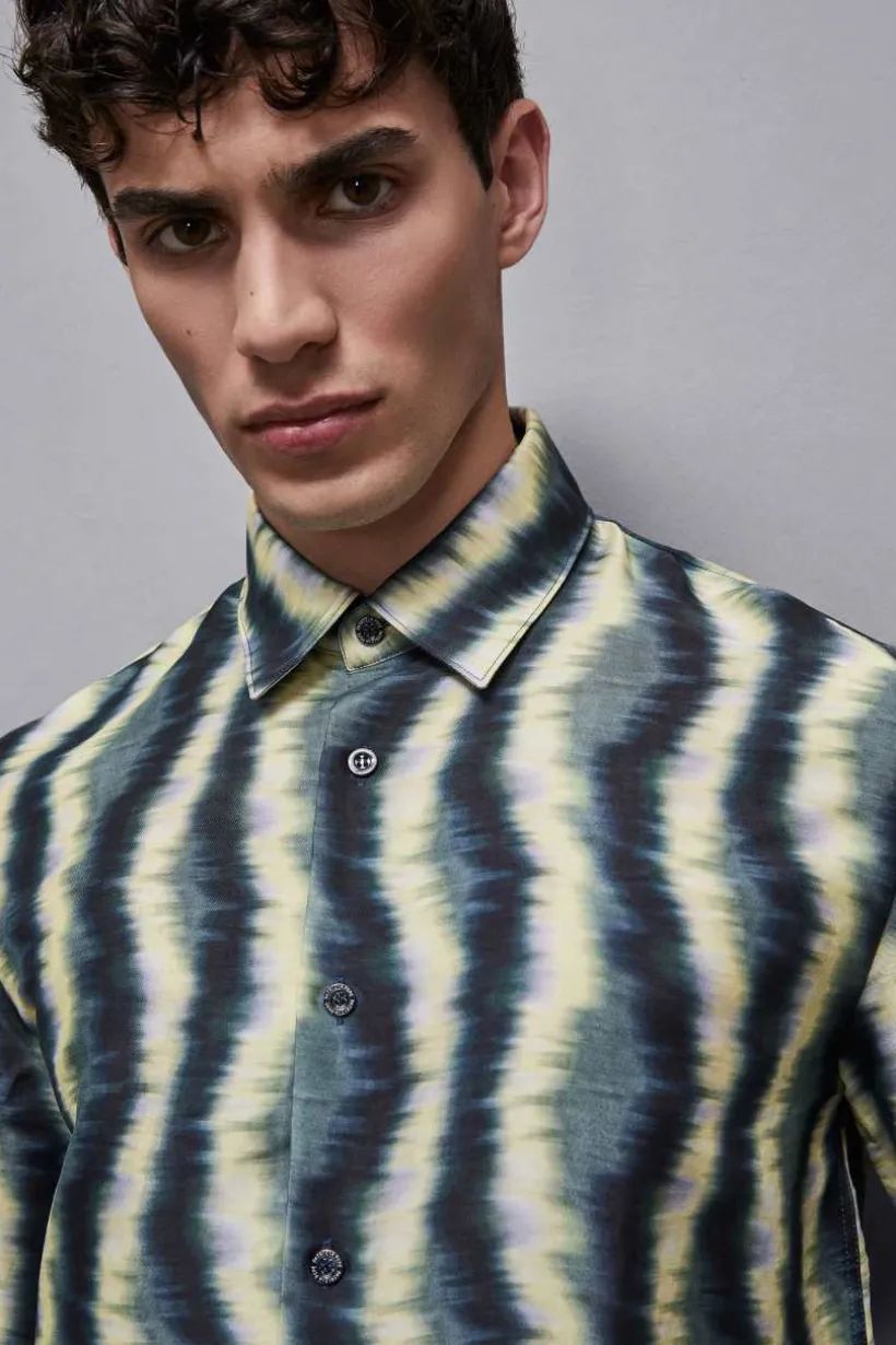 Camicia fluida fantasia