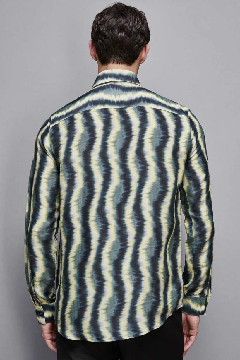 Camicia fluida fantasia