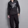 Camicia in cotone con stampa