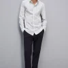 Camicia in cotone con stampa fantasia