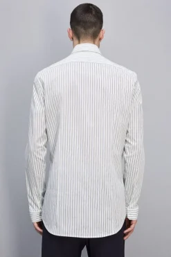 Camicia in cotone con stampa fantasia