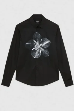 Camicia in cotone con stampa