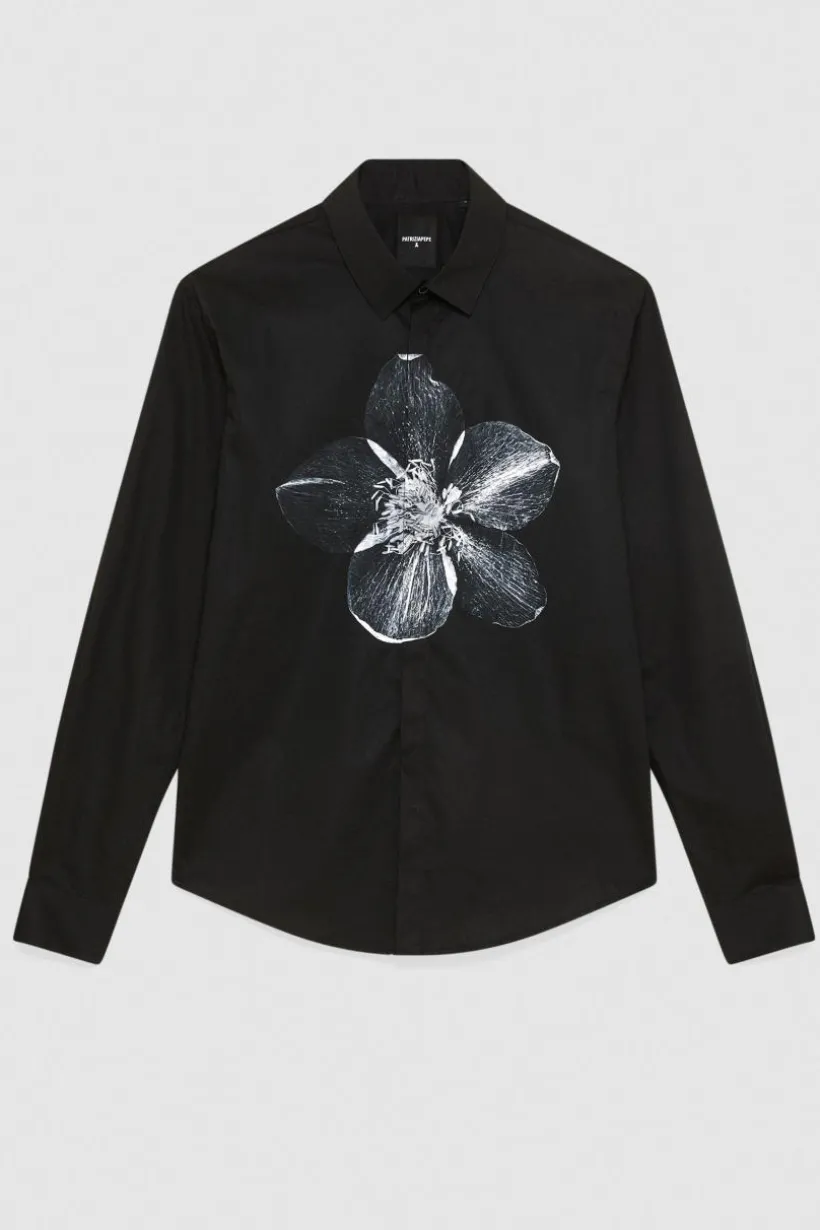 Camicia in cotone con stampa