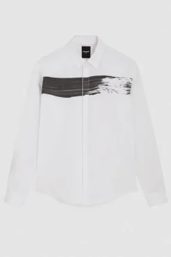 Camicia in cotone con stampa