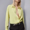 Camicia in twill di viscosa Essential