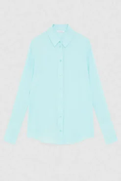 Camicia in twill di viscosa Essential