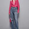 Camicia maniche lunghe in crepe Essential
