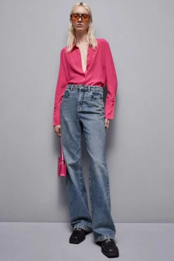 Camicia maniche lunghe in crepe Essential