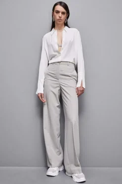 Camicia maniche lunghe in crepe Essential
