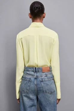 Camicia maniche lunghe in crepe Essential