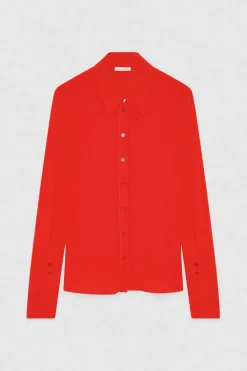 Camicia maniche lunghe in crepe Essential