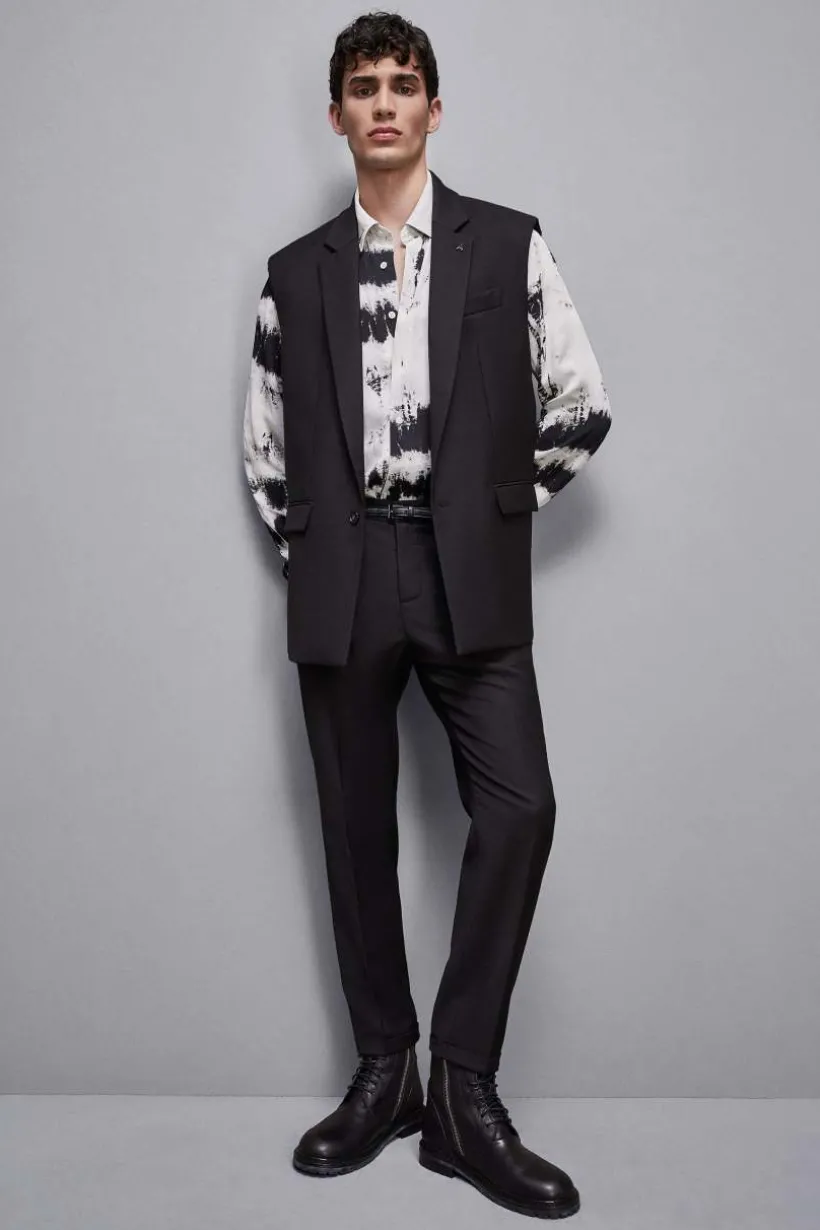 Camicia morbida in twill di viscosa