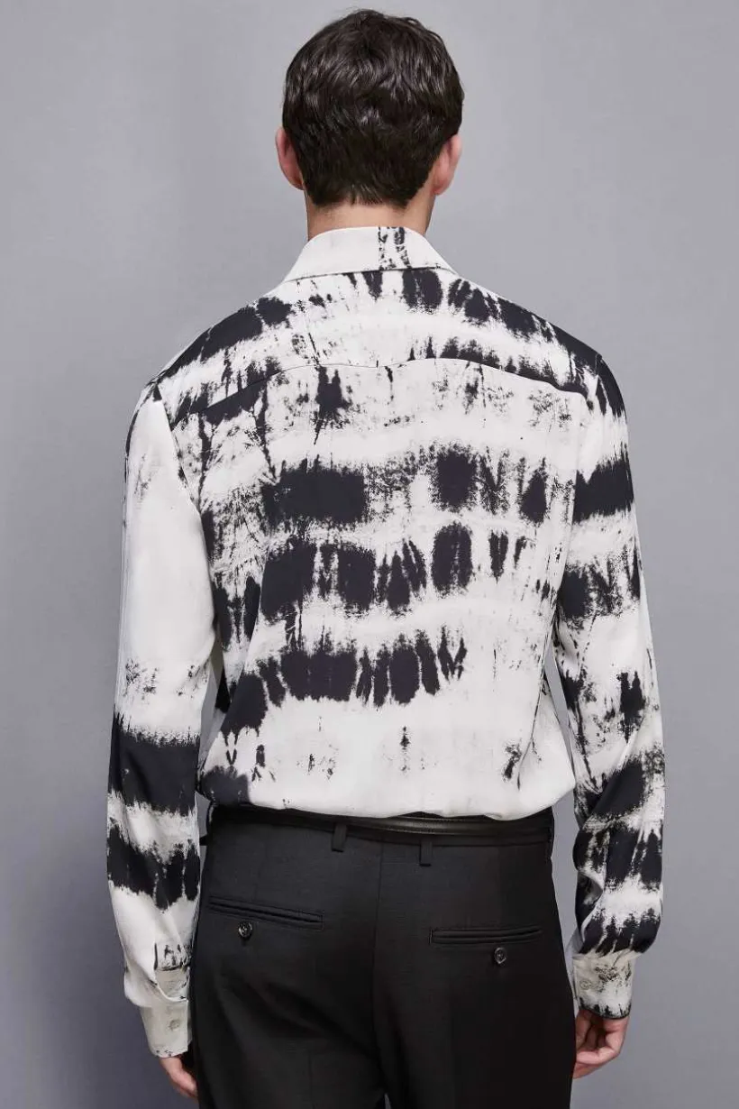 Camicia morbida in twill di viscosa