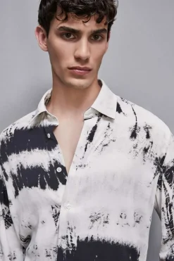 Camicia morbida in twill di viscosa