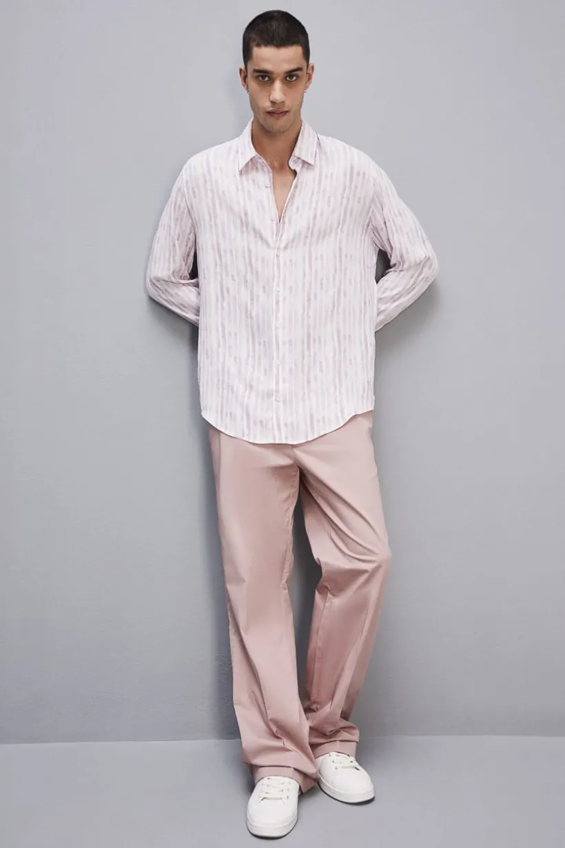 Camicia morbida in twill di viscosa