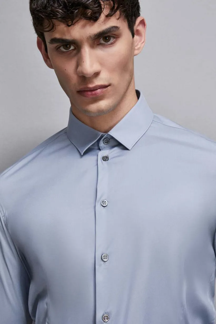 Camicia popeline lunga