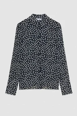 Camicia regular fit in georgette