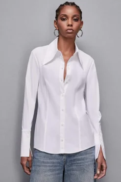 Camicia slim fit in cotone Essential