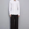 Camicia slim fit in jersey