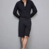 Camicia slim fit in jersey
