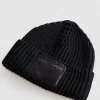 Cappello a costine in tessuto
