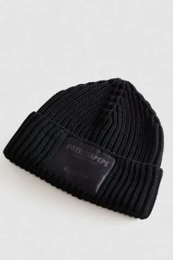 Cappello a costine in tessuto