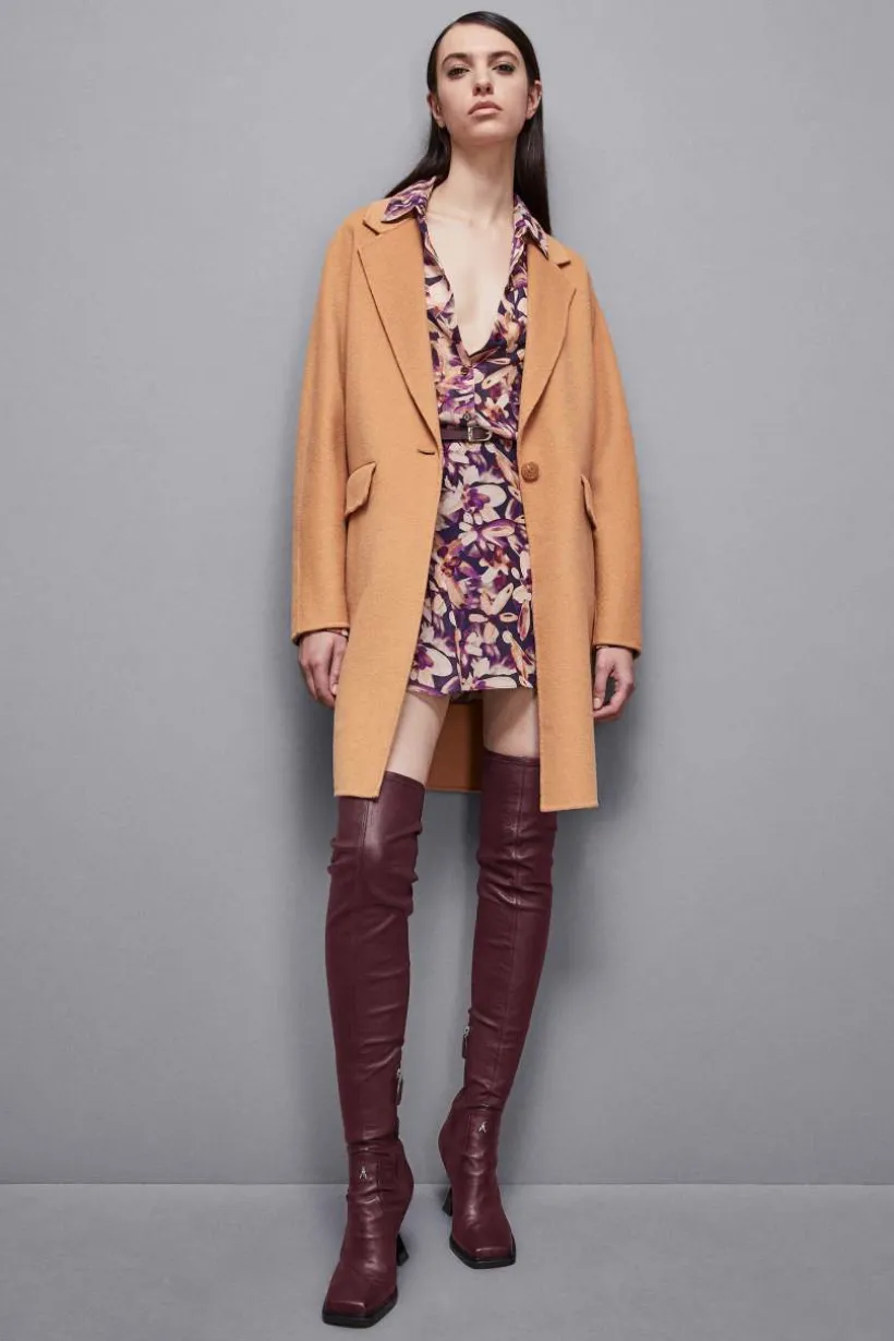Cappotto a un bottone