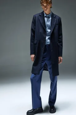 Cappotto monopetto medio