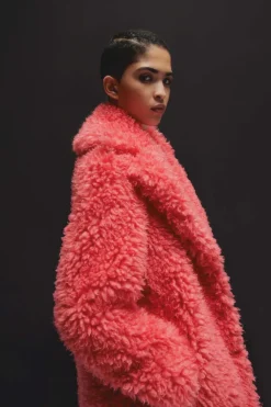 Cappotto oversize fluffy