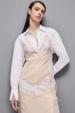 Chemisier in satin di viscosa