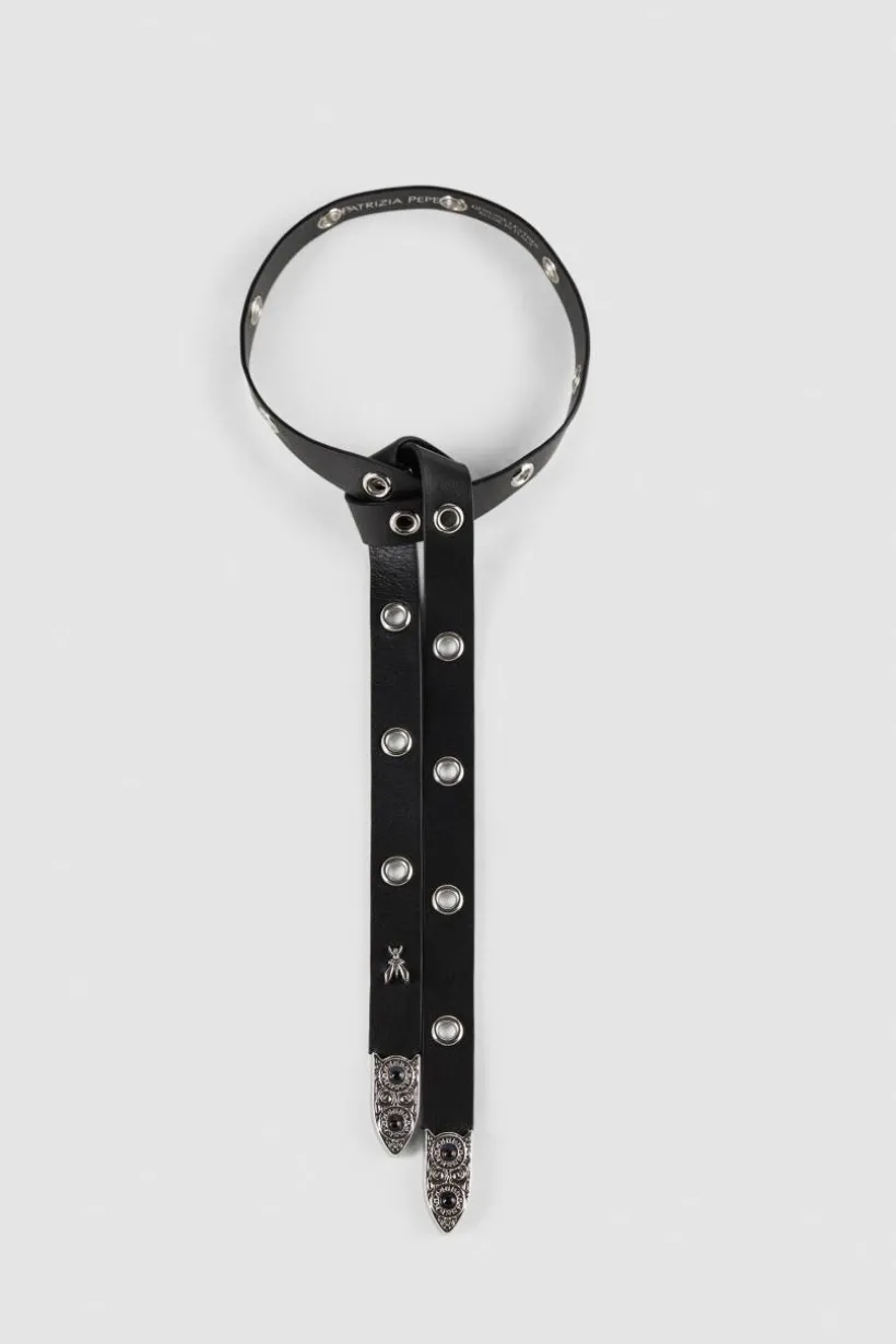 Chocker con applicazioni in metallo