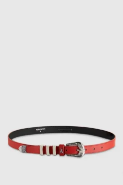 Cintura Cowboy in pelle vita bassa