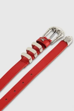 Cintura Cowboy in pelle vita bassa