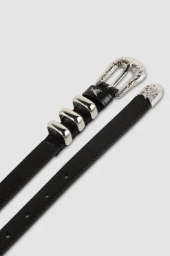 Cintura Cowboy in pelle vita bassa