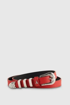 Cintura Cowboy in pelle vita bassa