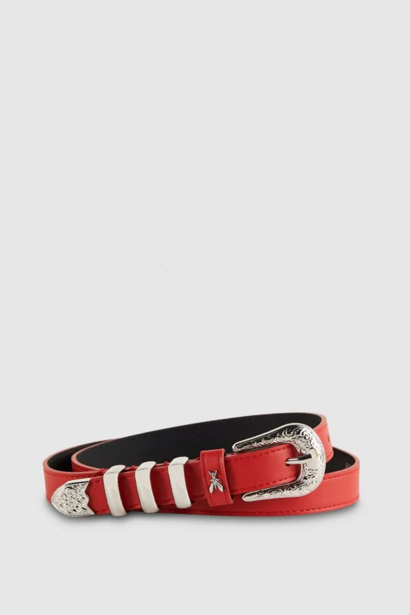 Cintura Cowboy in pelle vita bassa