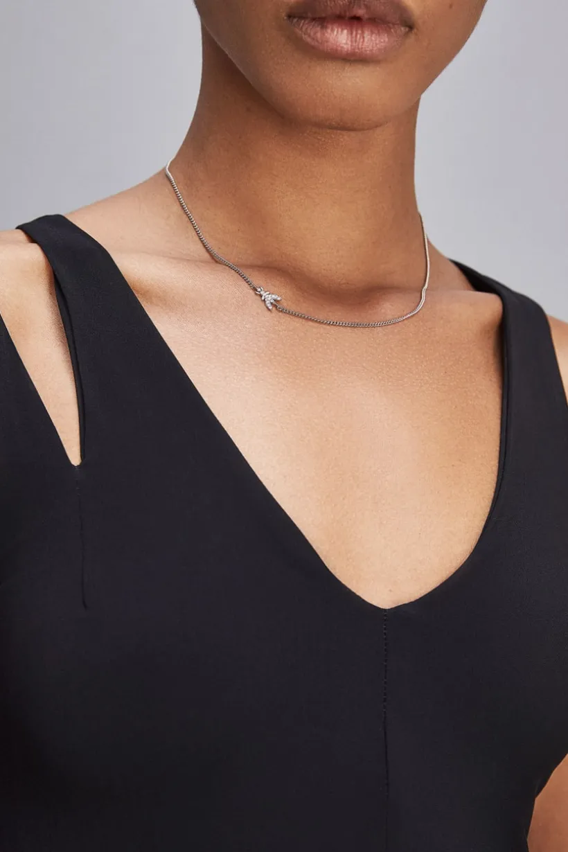 Collana con strass