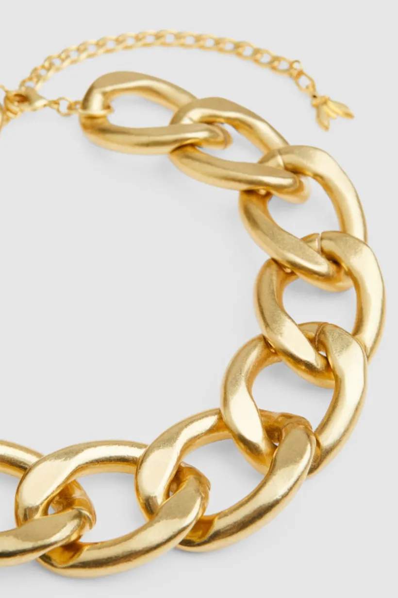 Collana in ottone e alluminio